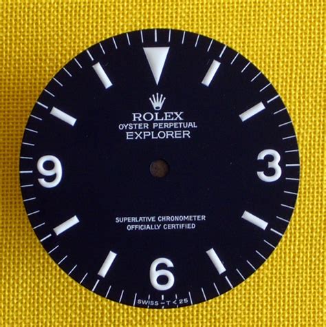 Rolex explorer service dials